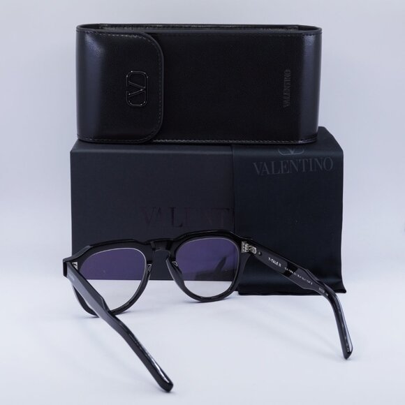 Valentino V-TALE II VLX-139A Eyeglasses Black 52mm Aviator Frame - Picture 11 of 11